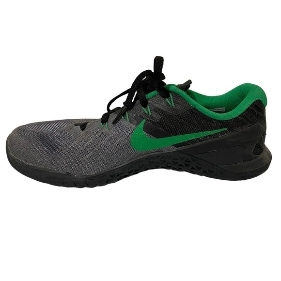 Nike Metcon 3 CrossFit Invictus Black and Green Athletic Workout Sneaker 6.5 - Picture 5 of 12
